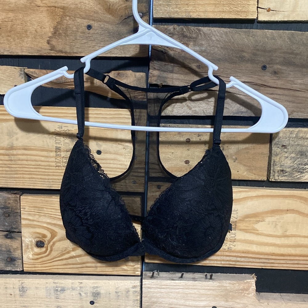 Elegant Black Lace Bra